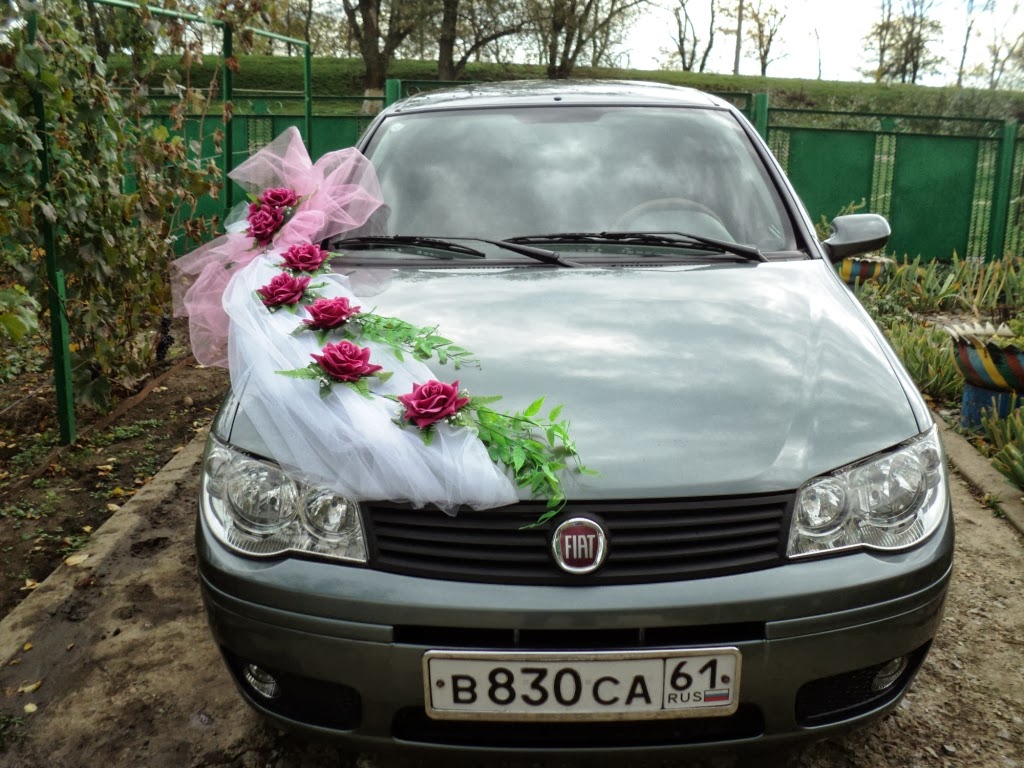 Украшение свадебного кортежа