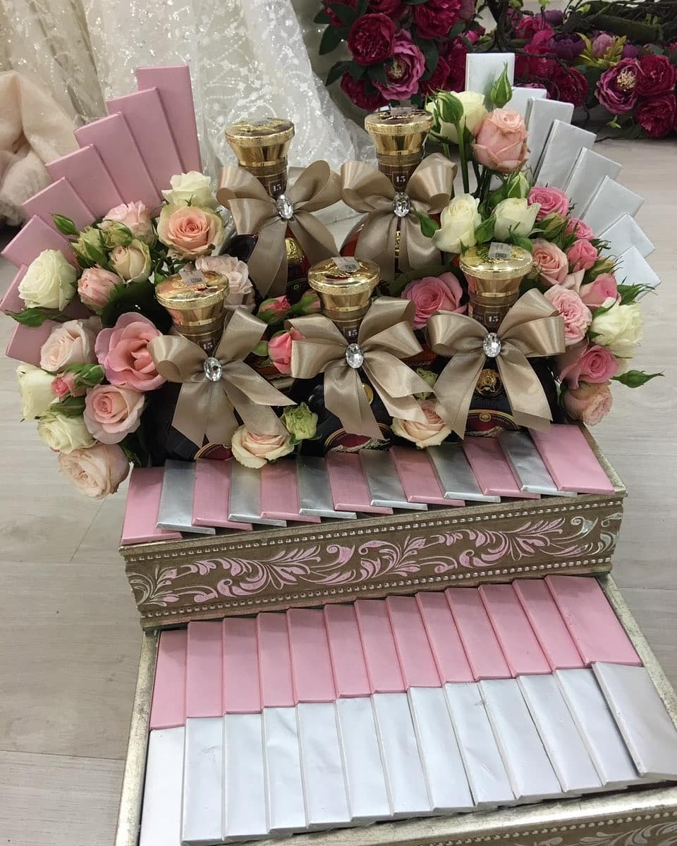 свадебные корзинки