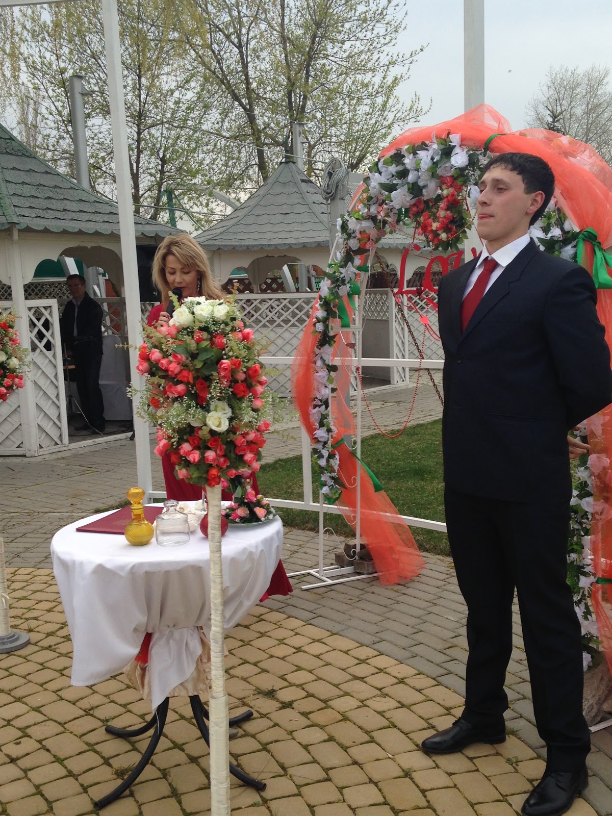 Выездная регистрация Владислава  и Юлии 18.04.2015г. "Жемчужина"