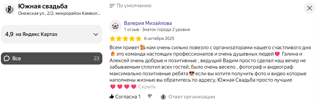 Отзывы наших клиентов