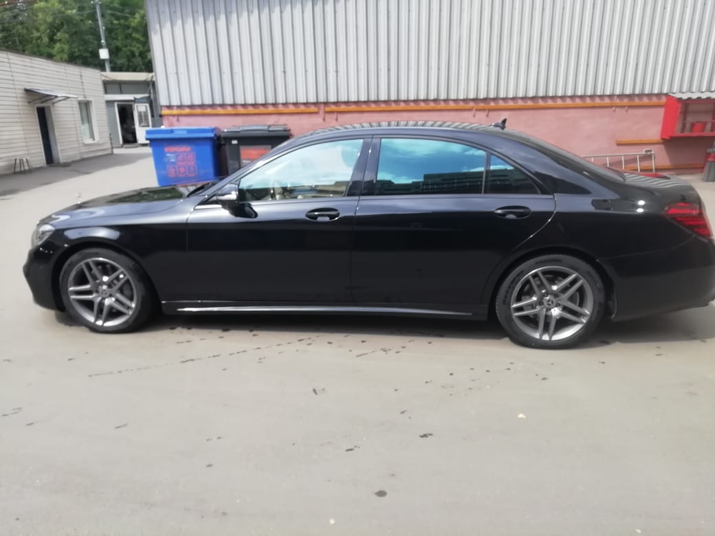 Мерседес w222 AMG рестайлинг  гос.N931 — кадр 5 из 13