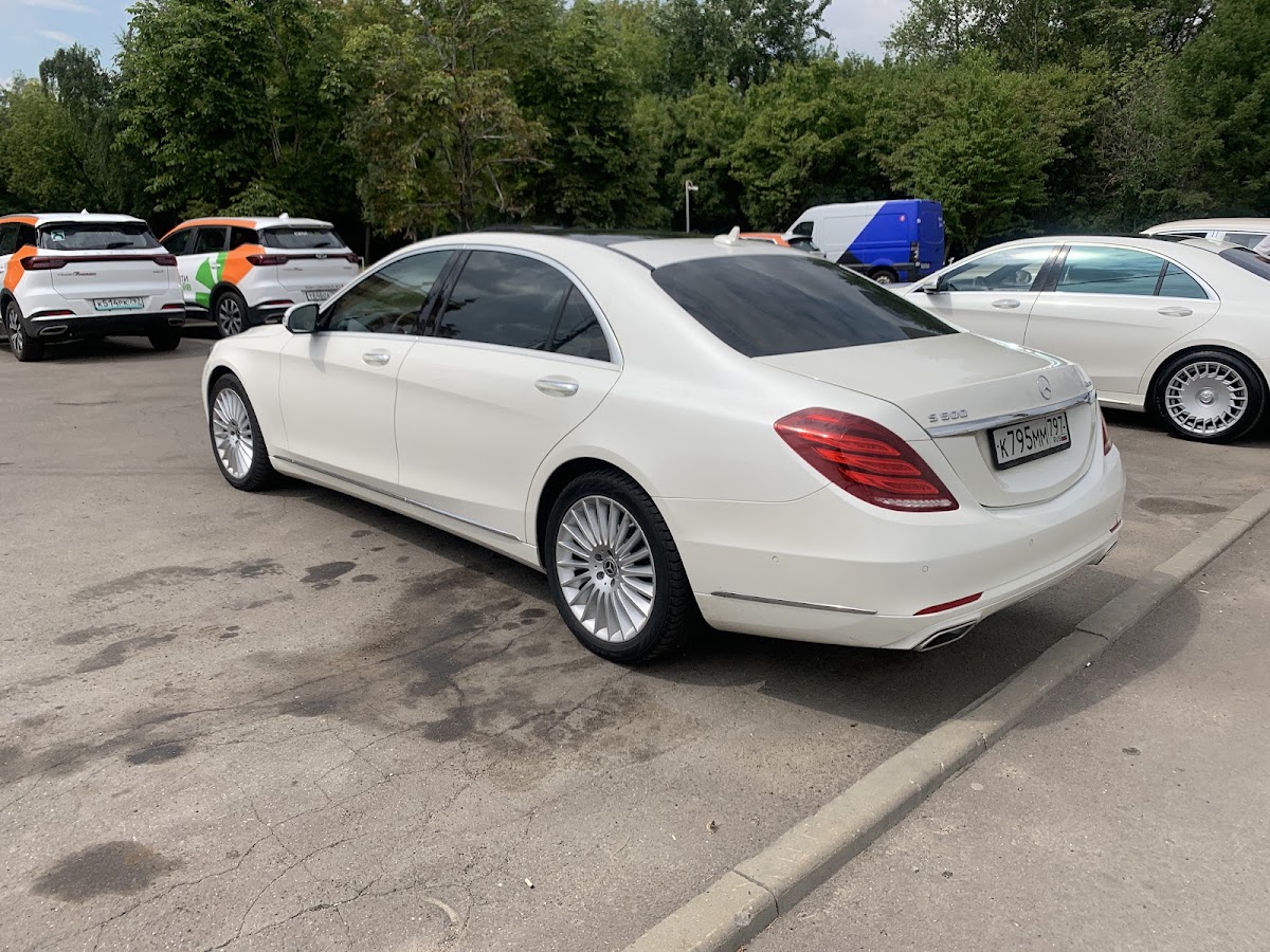 Мерседес S500 Long(w222) гос.N795