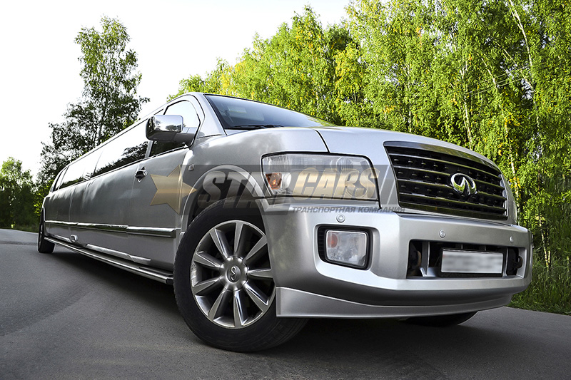 Infiniti QX56 Silver (20 мест)