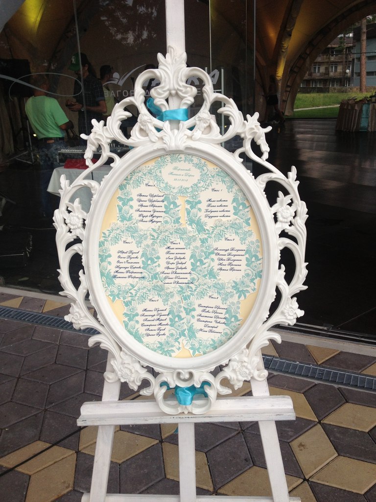 Свадьба в цвете Tiffany