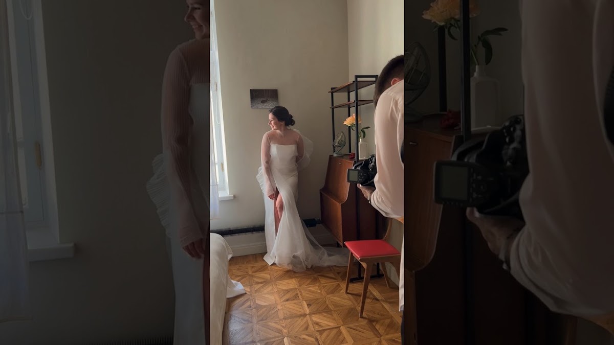 Wedding backstage