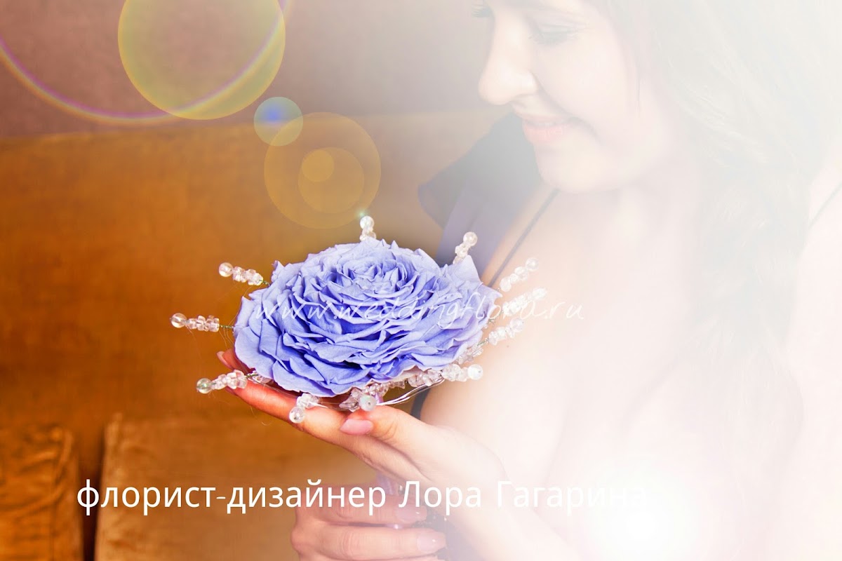 Букет невесты из стабилизированных цветов