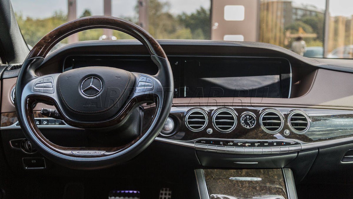 Mercedes S-class (w222) LONG черный