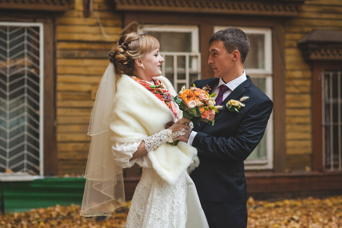 Осенние краски Свадьба Веры