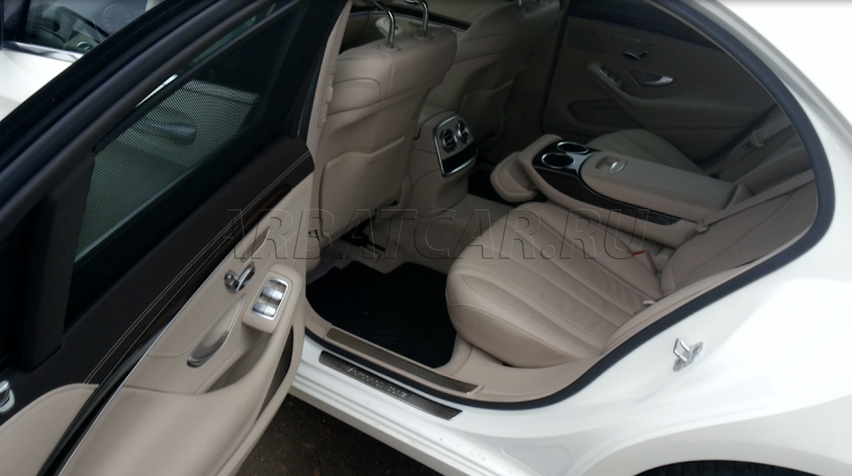 Mercedes S500 (w222) белый на светлом салоне — кадр 5 из 6