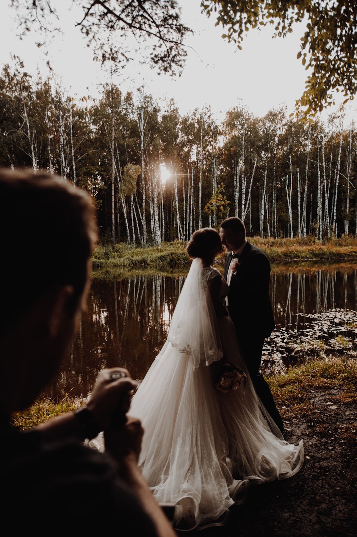 Wedding backstage