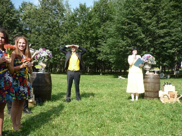 Выездная церемония и свадьба 04.07.2012