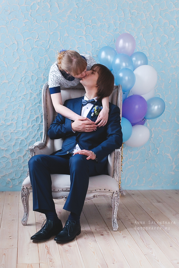 Ира и Айрат. Свадебная фотосессия в студии2