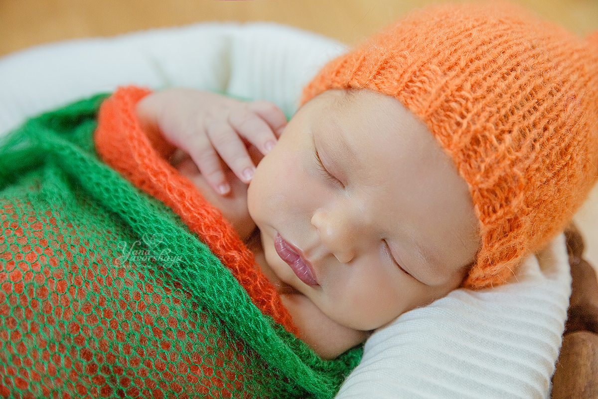 Newborn фотосессия новорожденных
