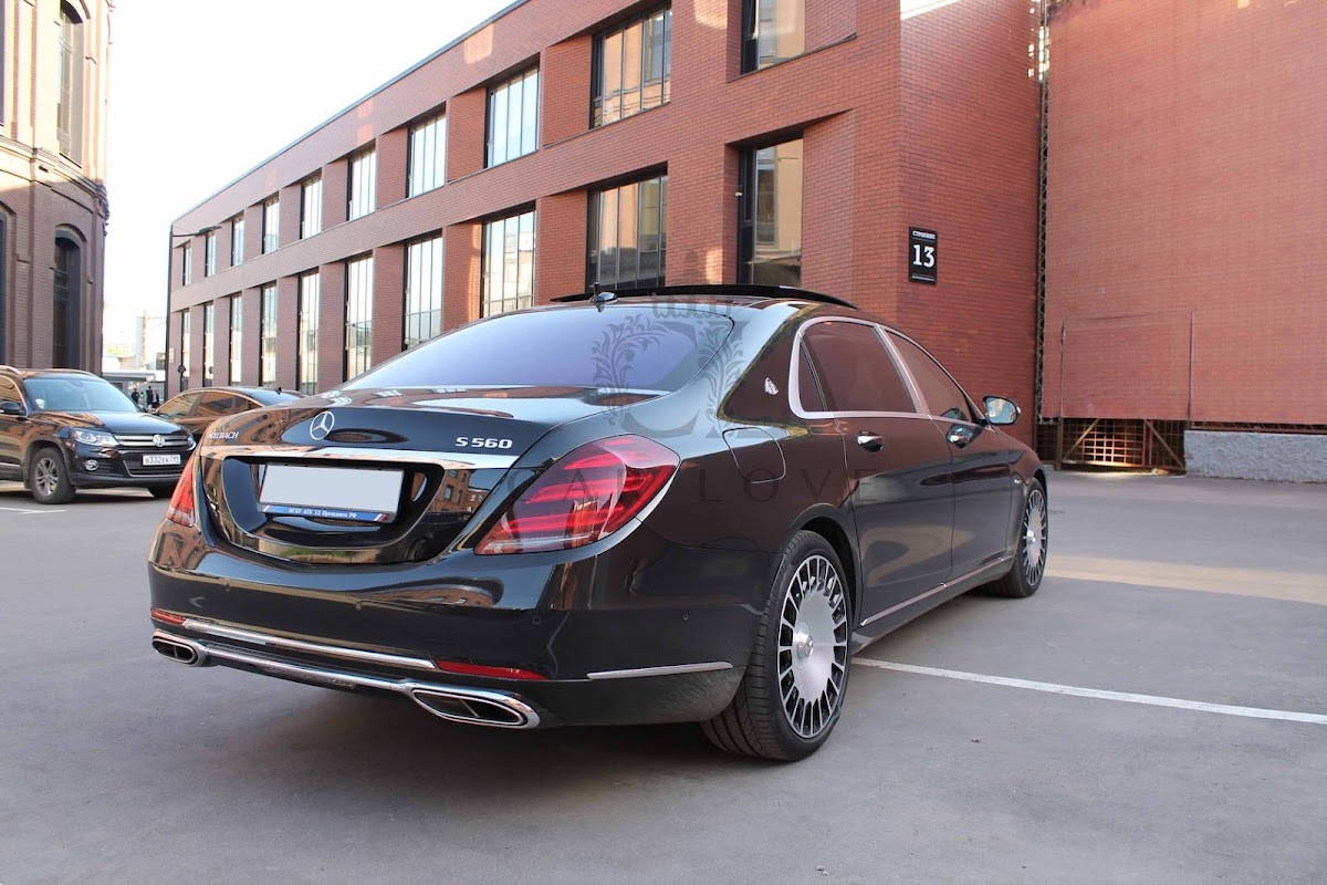 Mercedes Maybach рестайлинг черный — кадр 2 из 5