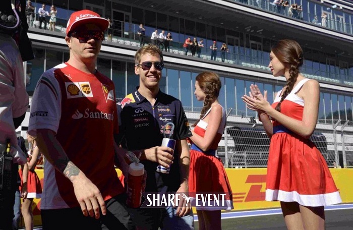 Наши модели официальные Grid Girls на Формула-1. Гран-При России. Сочи