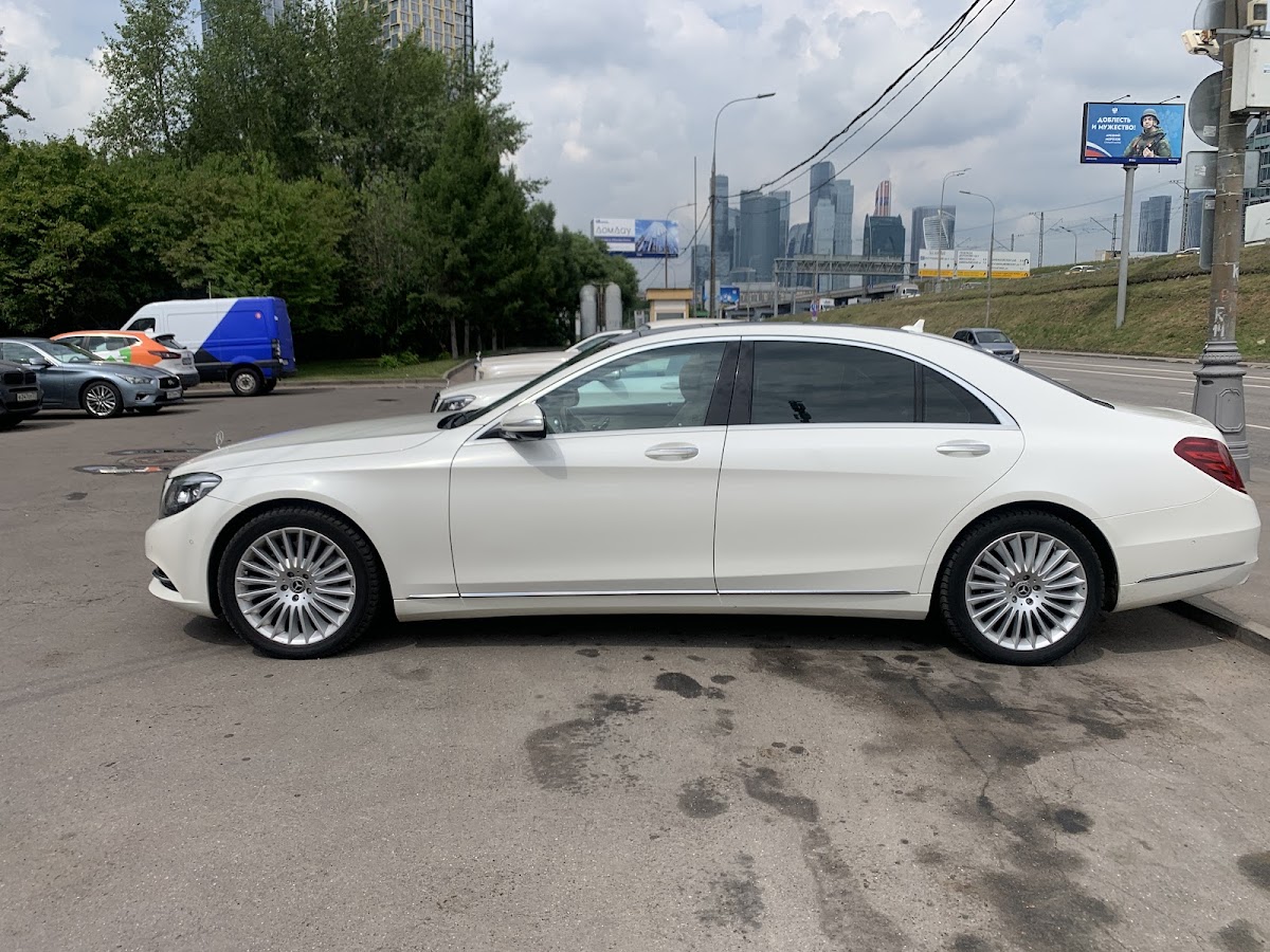 Мерседес S500 Long(w222) гос.N795