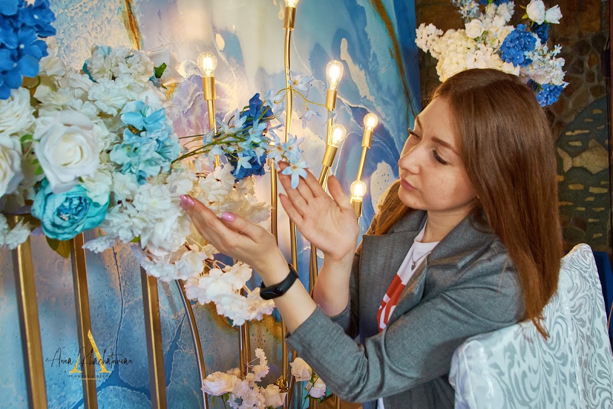 Сине-голубая свадьба 2021год
