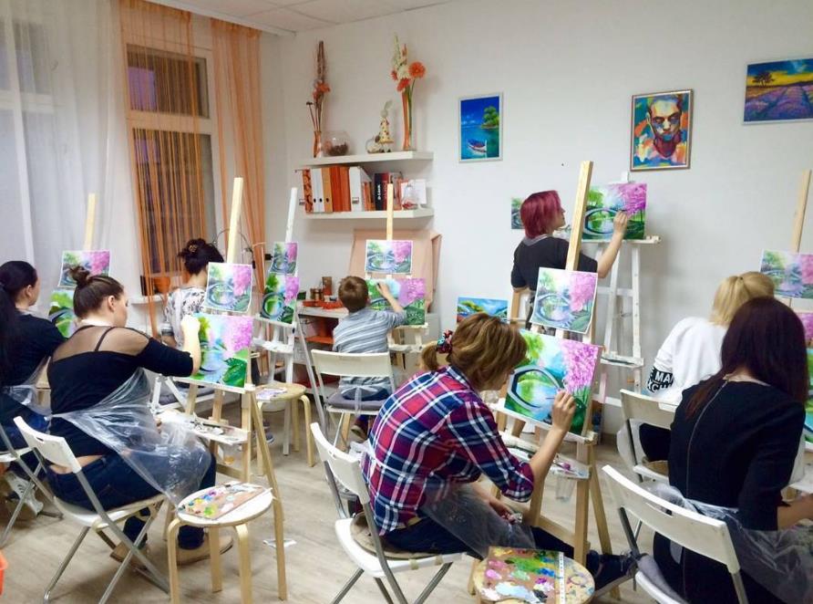 Мастер-классы в художественной школе "АРТ-клуб"