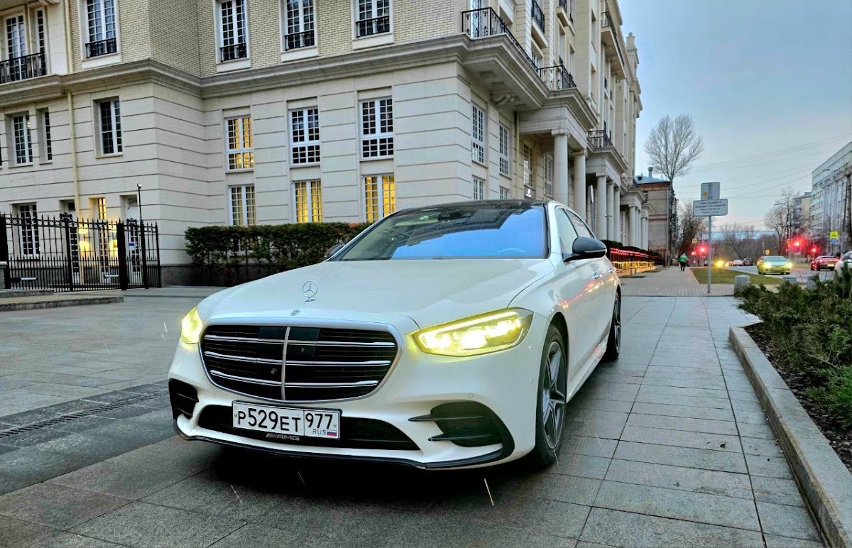 Мерседес w223 LONG гос.N 529