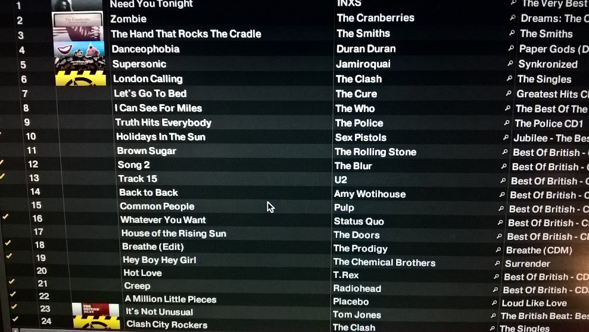 DJ playlists