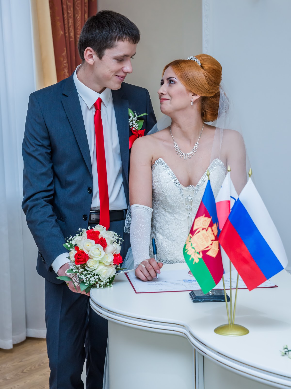 Оля и Виталий