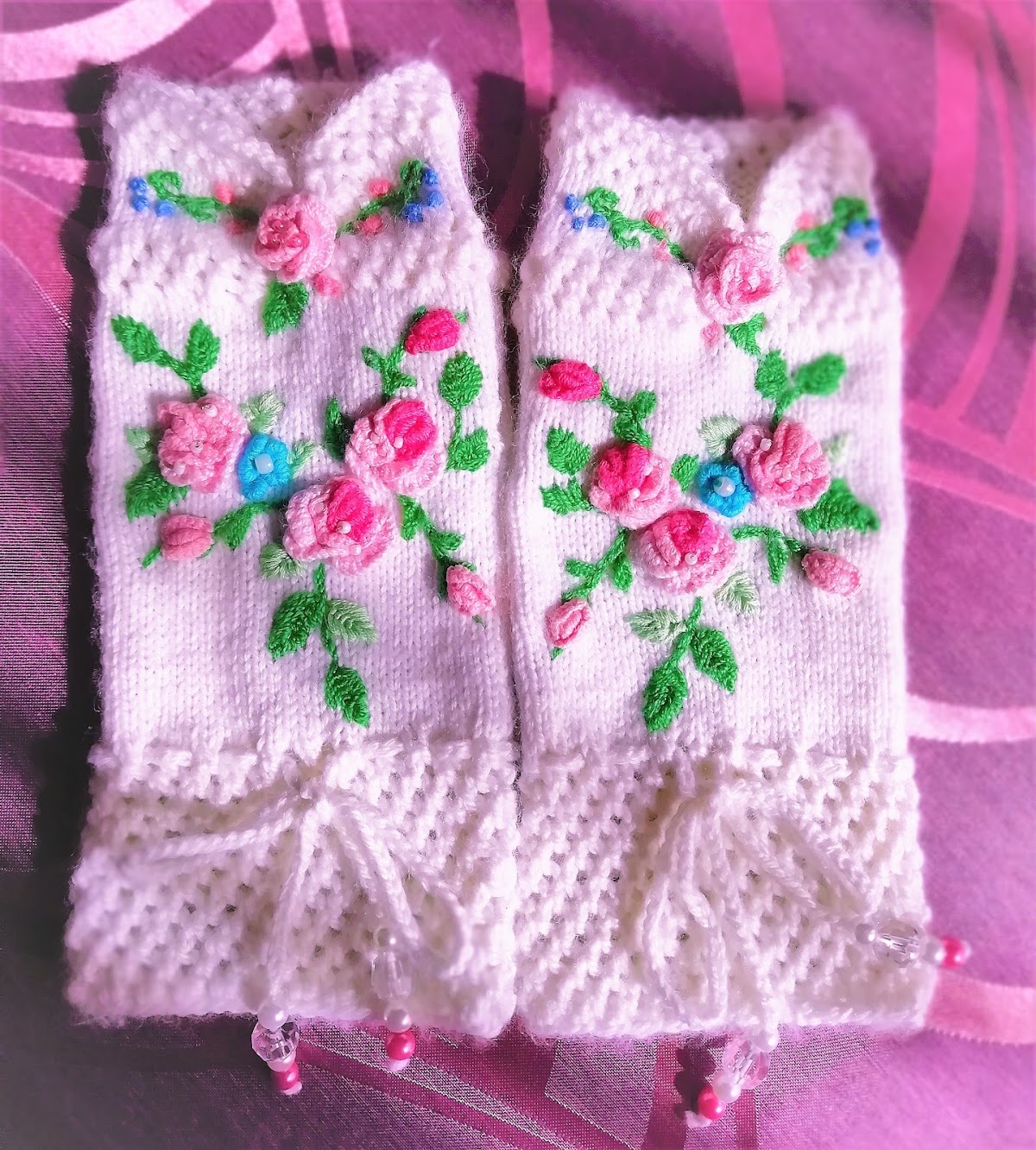 Митенки , перчатки, варежки .