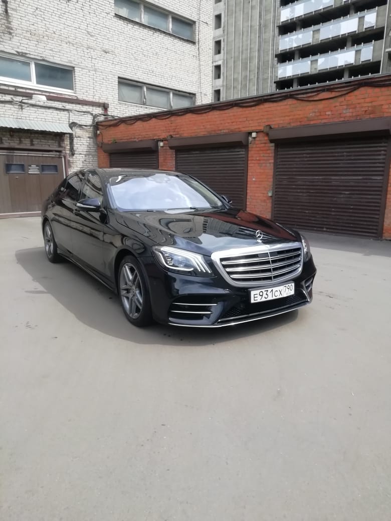 Мерседес w222 AMG рестайлинг  гос.N931