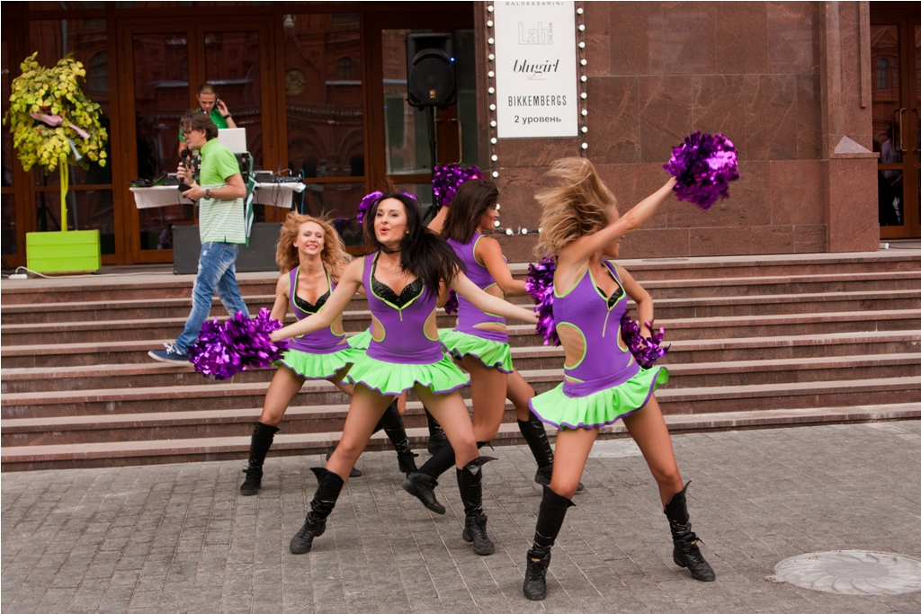Флешмоб и презентация в центре Москвы