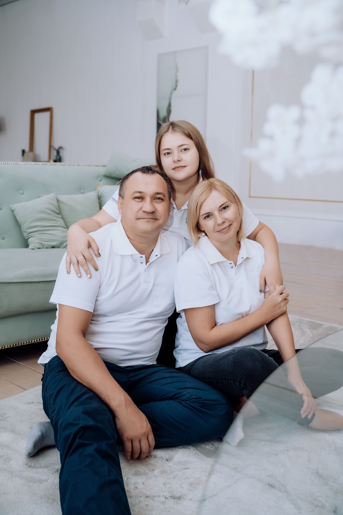Семейная фотосессия в  фотостудии