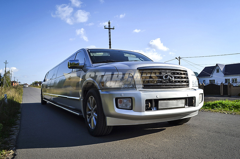 Infiniti QX56 Silver (20 мест)