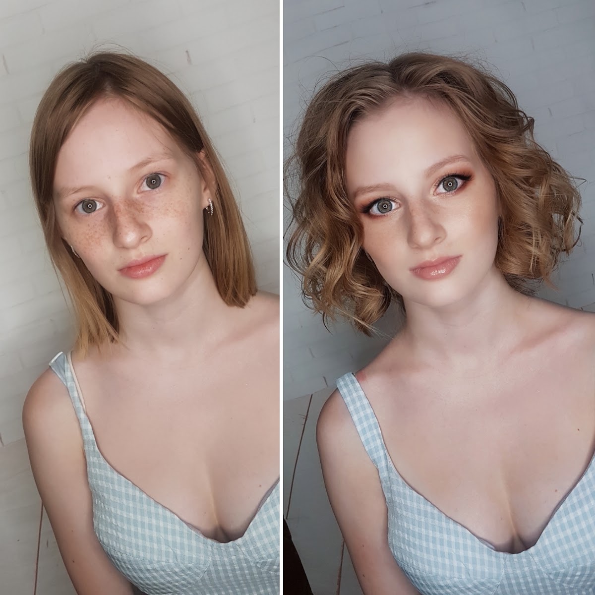До и после