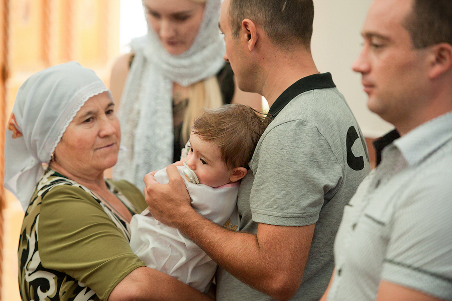 Крестины Софии в женском монастыре в Голицино (район Сочи)