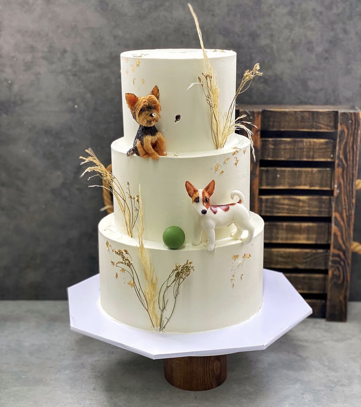 Торт в цветах (Cake in flowers)