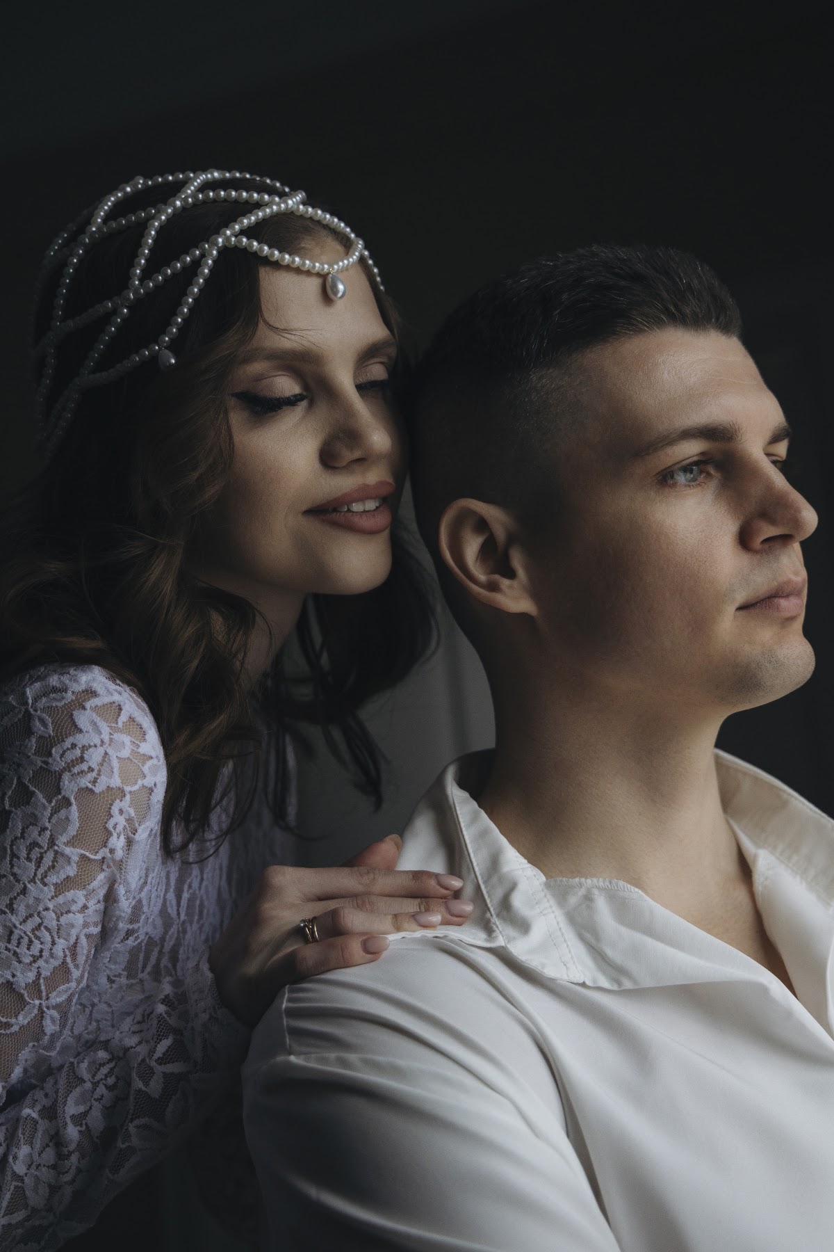 Влад и Екатерина (Свадебная фотосессия в студии)