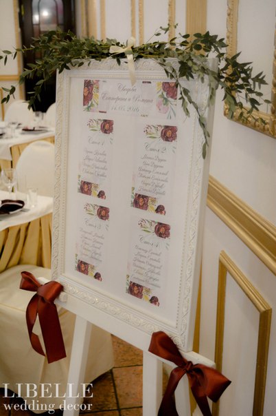 Libelle wedding decor