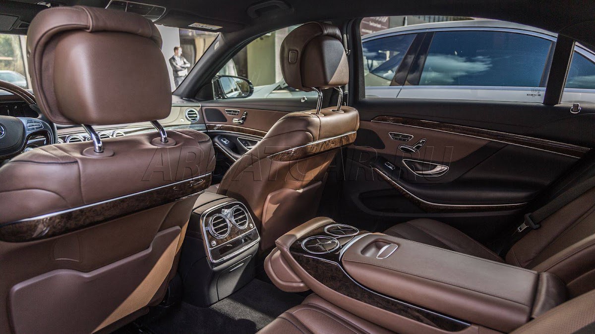 Mercedes S-class (w222) LONG черный — кадр 5 из 10