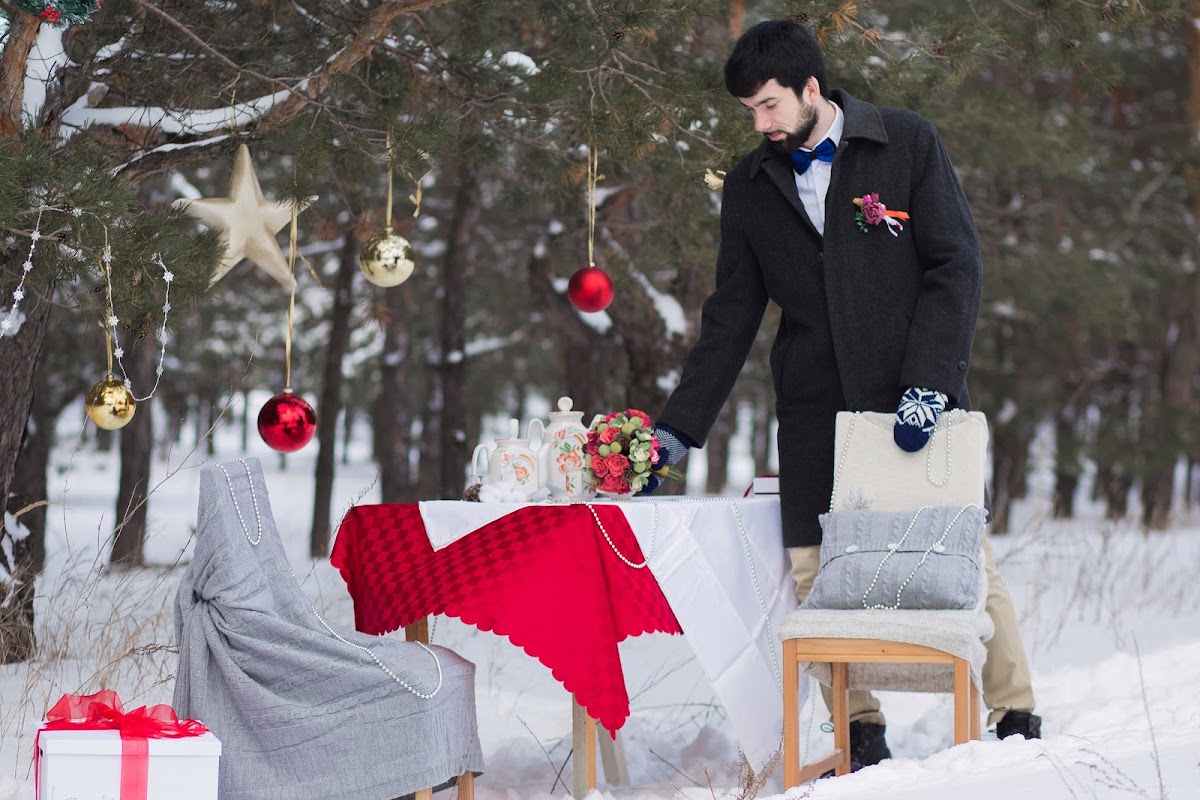 Зимнее Love story в лесу