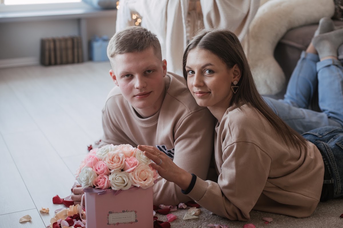 14 февраля фотосессия пары