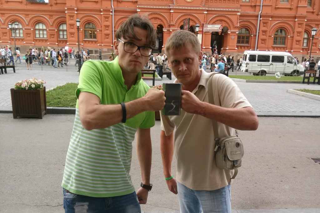 Флешмоб и презентация в центре Москвы