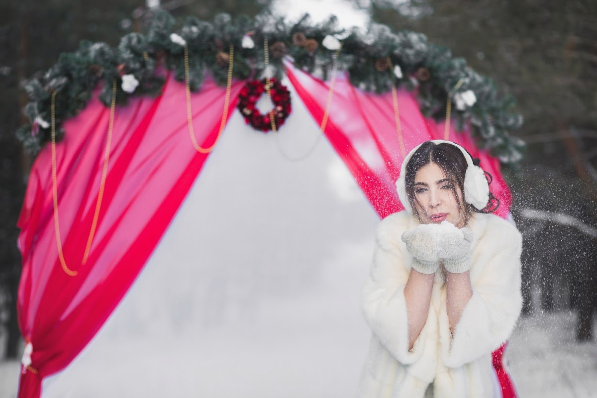 Зимнее Love story в лесу