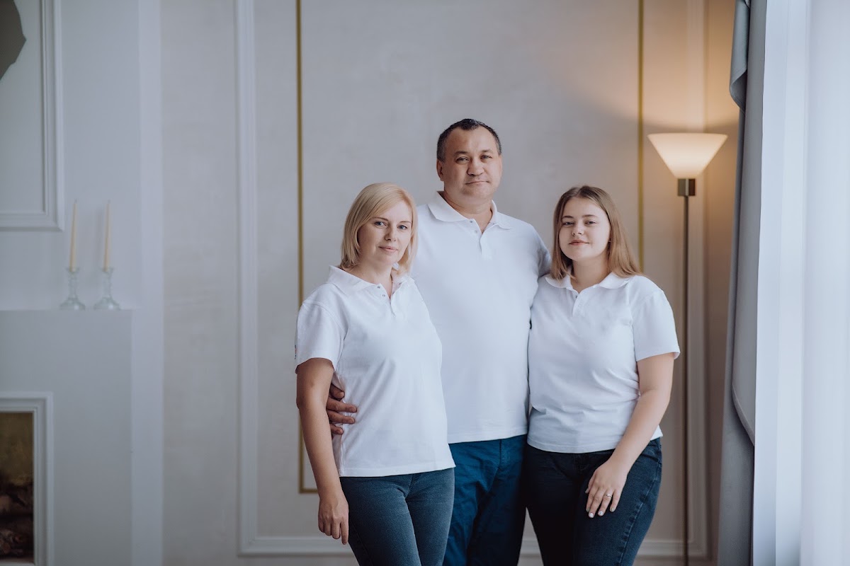 Семейная фотосессия в  фотостудии