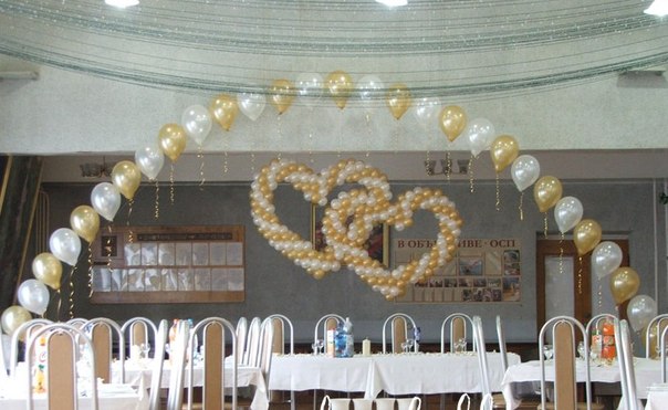 Оформление воздушными шарами
