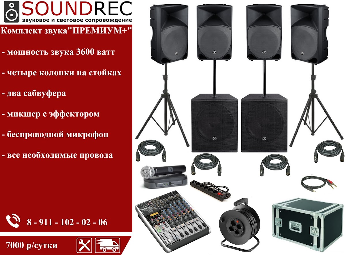 Прокат оборудования.