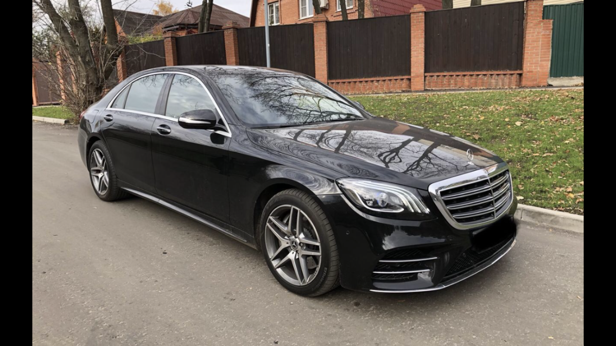 Mercedes-Benz S класс 222 рестайлинг черный — кадр 2 из 5