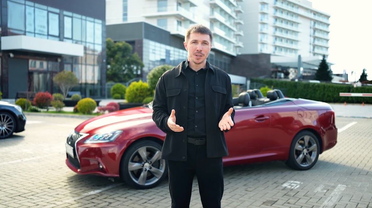 Свадебный фототур на кабриолете Lexus