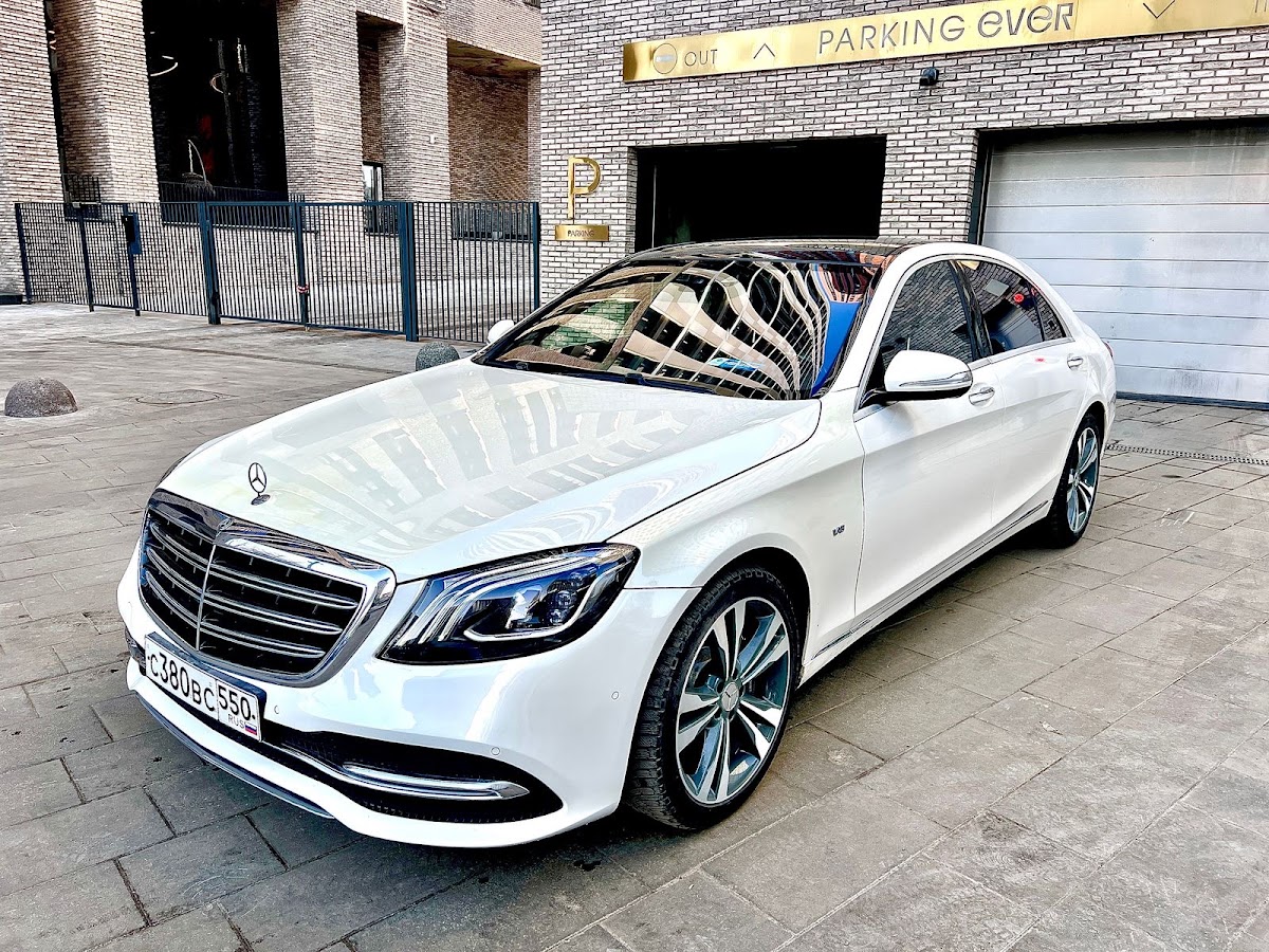 Мерседес S500 LONG (w222) рестайлинг  гос.N380 — кадр 4 из 12