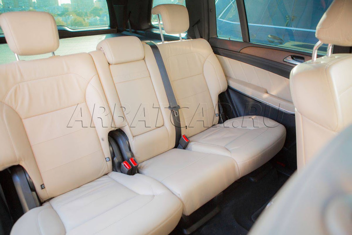Mercedes GL-class (X166) белый на светлом салоне