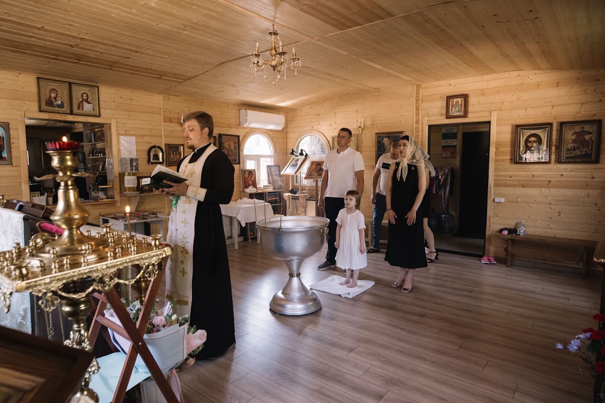 фотосессия таинства крещения Вероники