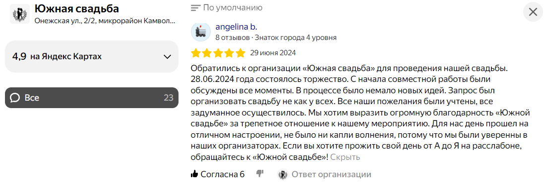 Отзывы наших клиентов