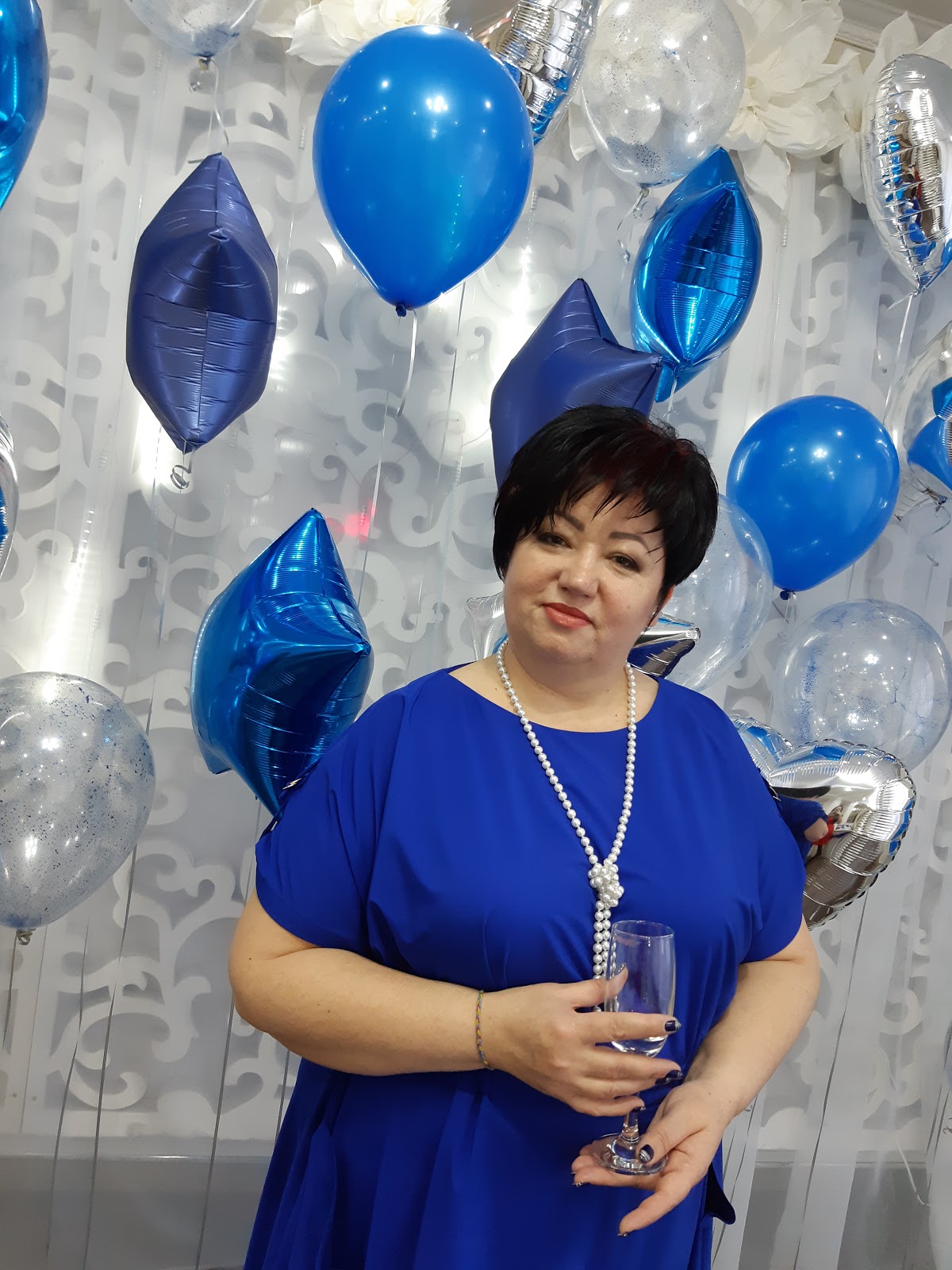 Синее оформление